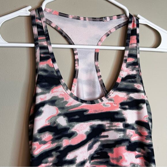 Lululemon Cool Racerback Wamo Camo Barely Pink Tank Size 6 - Picture 8 of 9